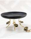 Poppy Flower cake stand with cutlery 