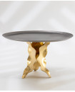 Soft Leaf cake stand with cutlery